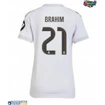 Ženski Nogometni dresi Real Madrid Brahim Diaz #21 Domači 2025-26 Kratek Rokav